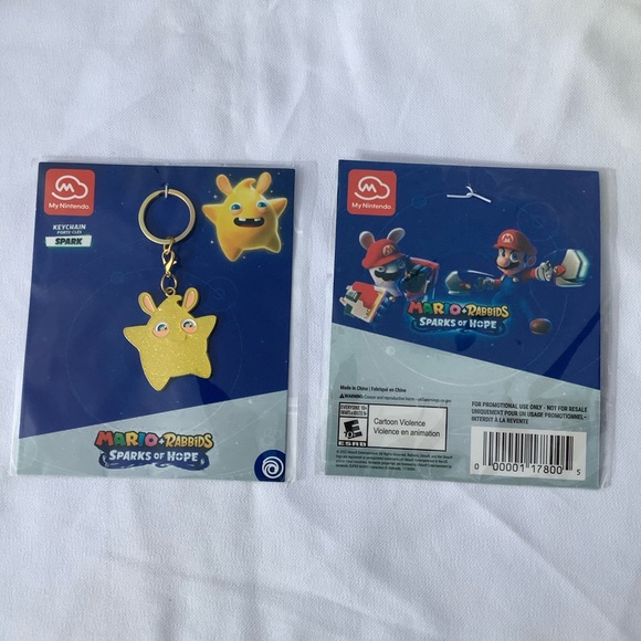 Mario + Rabbids: Sparks of Hope keychain My Nintendo Rewards - Picture 4 of 5
